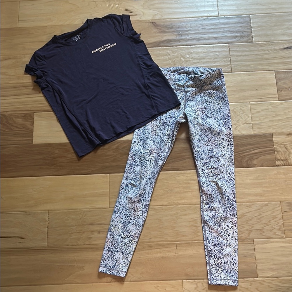 Athleta Girl matching set.